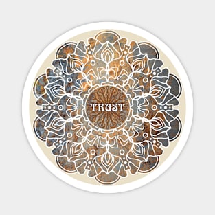 Trust Mandala Art Magnet